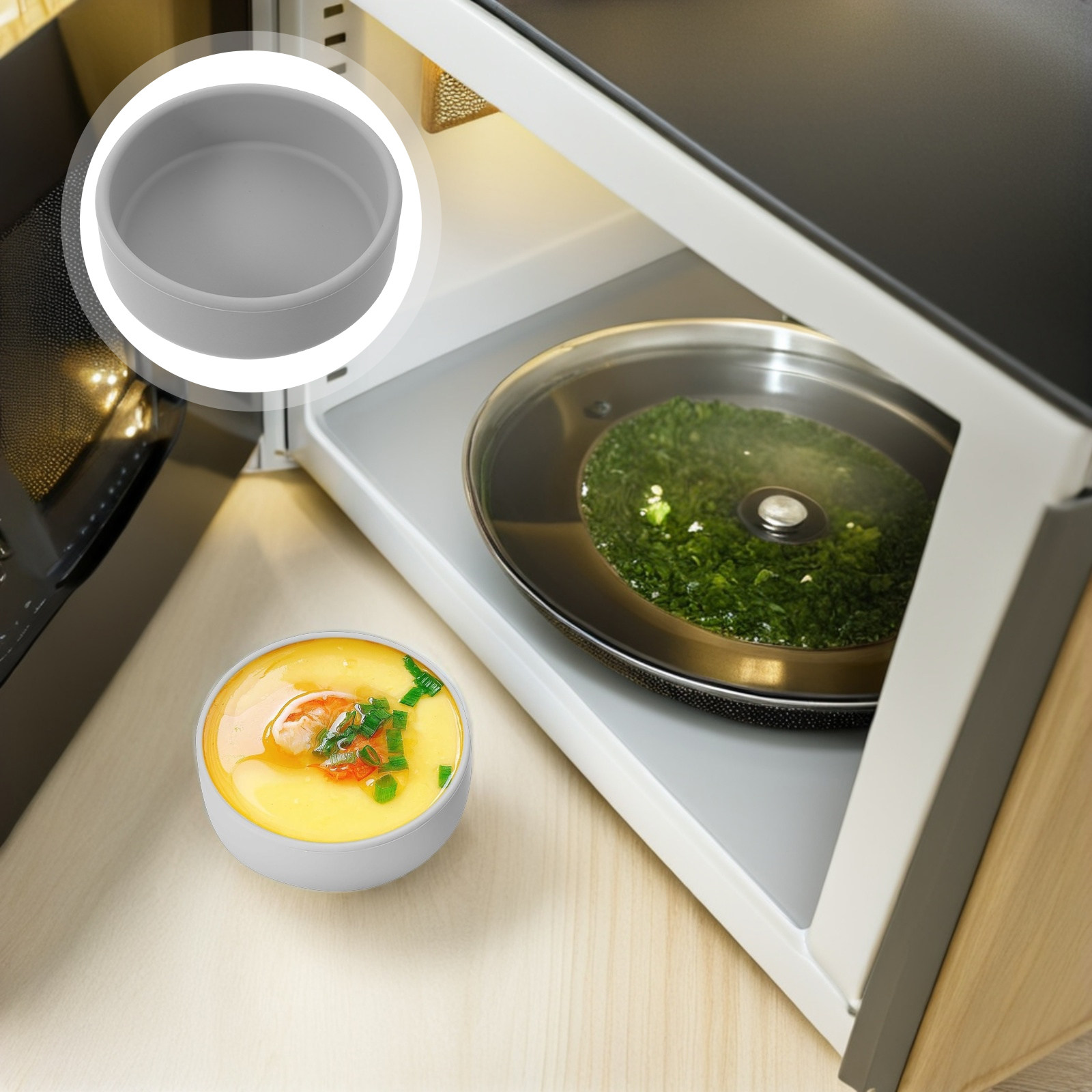 Meal Prep Healthy - 3 Stampi in Silicone per Uova