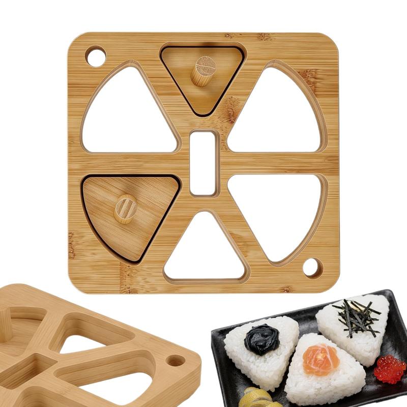 Meal Prep Onigiri - Stampo in Legno per Onigiri con