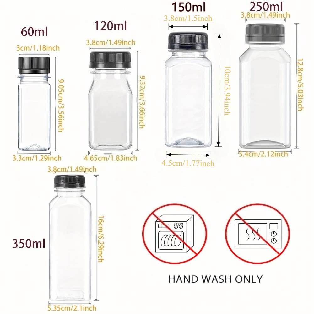 6 bottiglie di succo di plasti - Meal Prep Juice Bottles recensione e prezzo