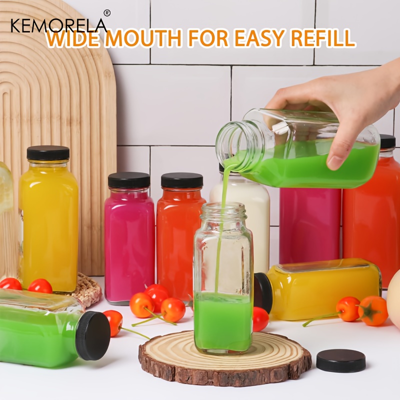 2/4PCS 350ML Bottiglia di vetr - Meal Prep Juice Bottles recensione e prezzo