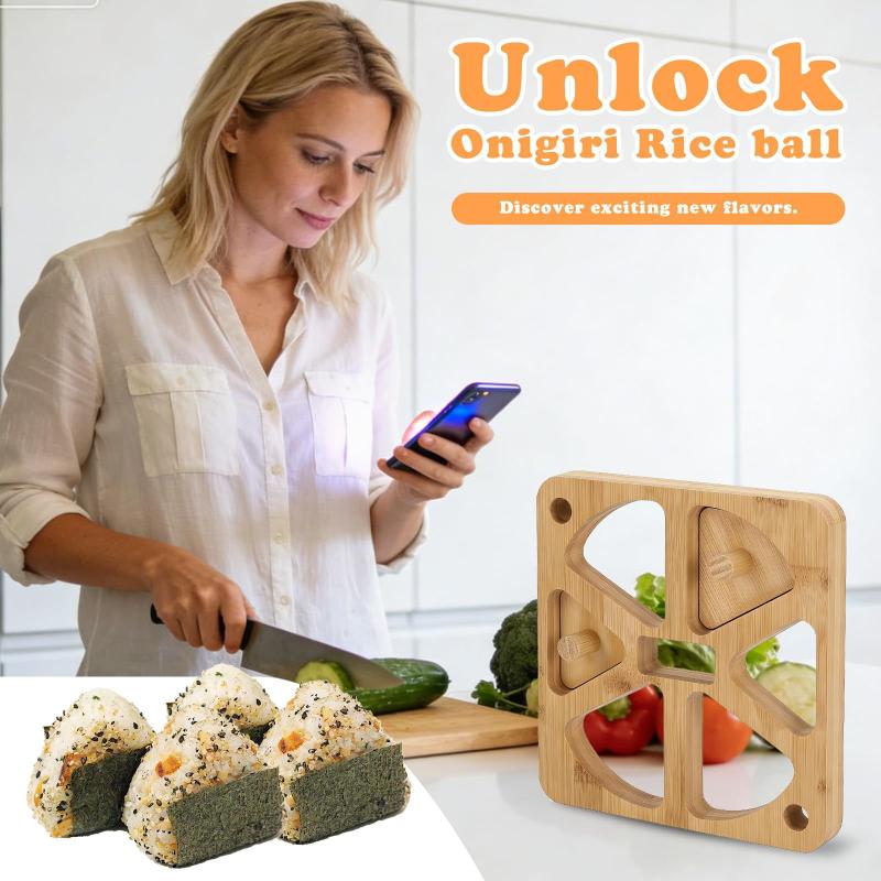 Stampo in Legno per Onigiri co - Meal Prep Onigiri recensione e prezzo